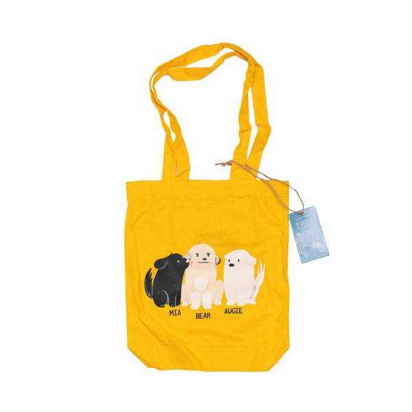 Mia, Bear, Augie Tote