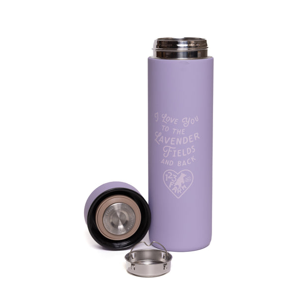 Tea Tumbler - I Love You to the Lavender Fields