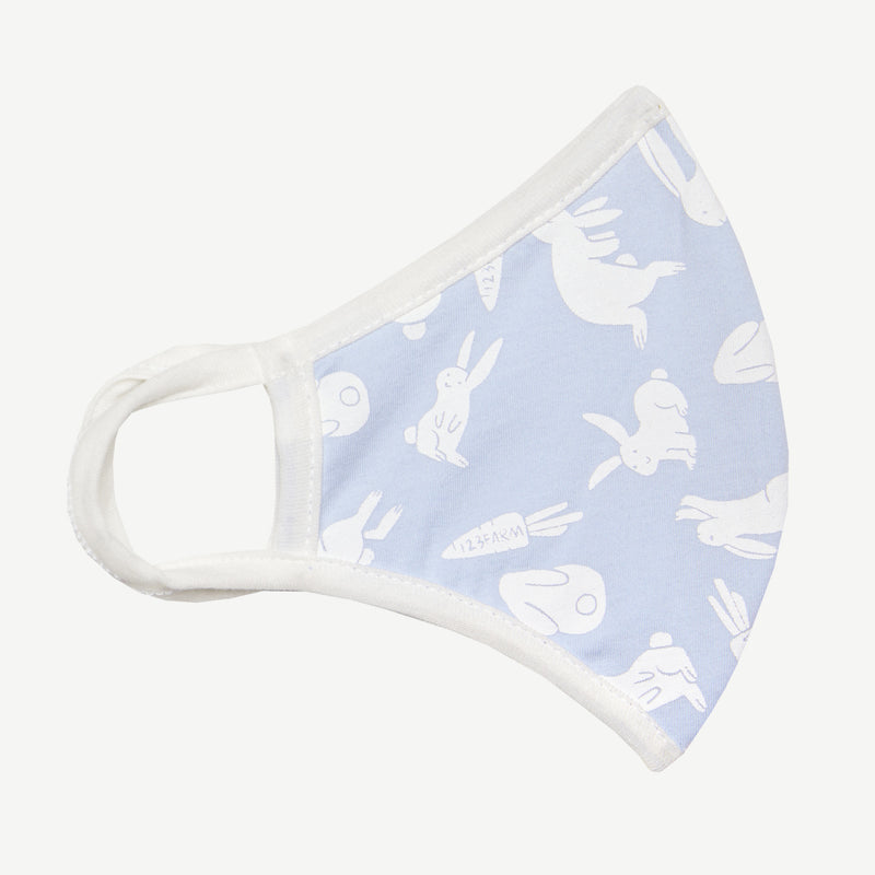 Organic Cotton Reusable Face Mask For Adults & Children - Bunnies