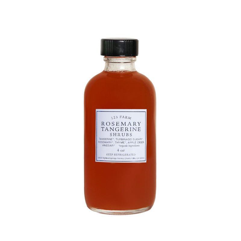 Shrub Syrup - Rosemary & Tangerine