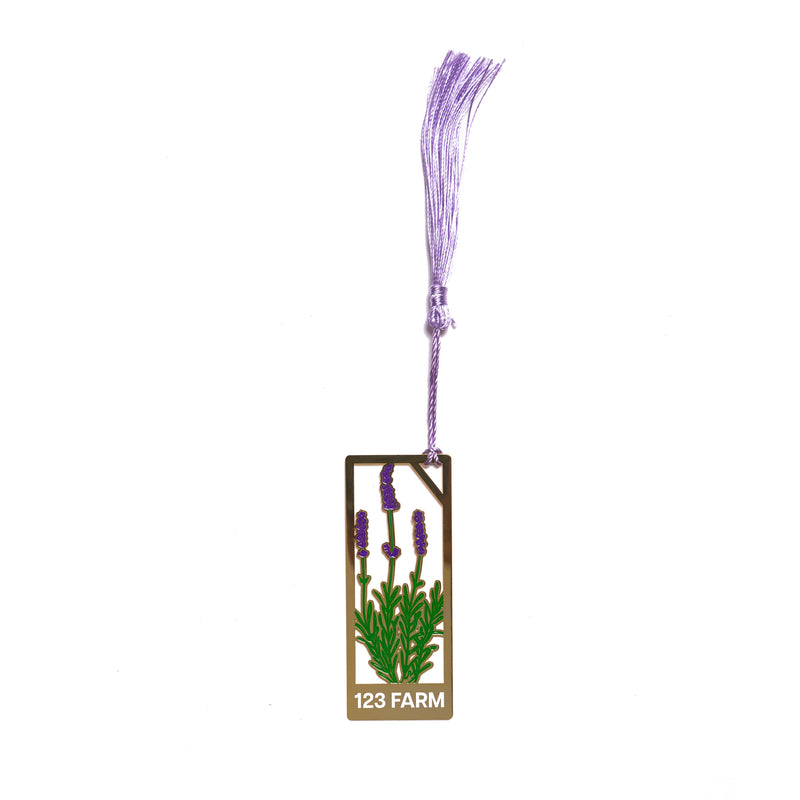123 Farm Lavender Bookmark