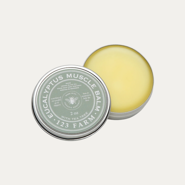 123 Farm Eucalyptus Muscle Balm 2 oz.
